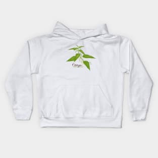 Green nettle in bloom Kids Hoodie